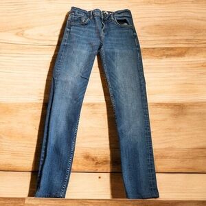 Zara Women’s Medium Wash Skinny Jeans Size 4 Classic Blue Denim Slim Fit